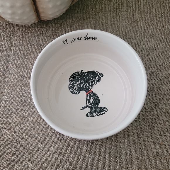 Rae Dunn Peanuts pet dish, new - Picture 4 of 7